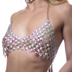 THE LUMi SHOP SPRING 2022 Iridescent Heart Jewelry Top