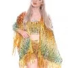 Lumishopusa Signature Sequin Kimonos Palace Queen Tassel Sequin Kimono