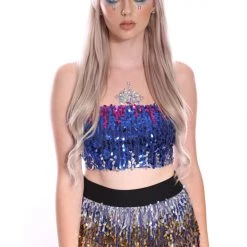 THE LUMi SHOP Deep Ocean Sequin Set (Tube Top & Skirt) Sequin Sets
