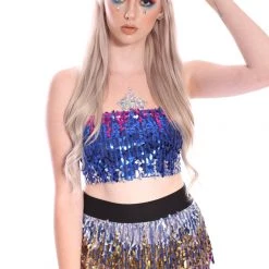 THE LUMi SHOP Deep Ocean Mini Skirt