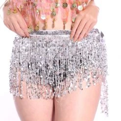 THE LUMi SHOP Silver Tassel Skirt