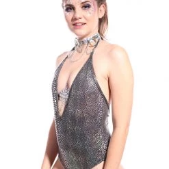 THE LUMi SHOP Anaconda V Neck Bodysuit 15 THE LUMi SHOP Anaconda V Neck Bodysuit