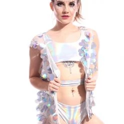 THE LUMi SHOP Pastel Meadow Sequin Vest SALES