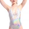 THE LUMi SHOP Bodysuits Hyperspace V Neck Bodysuit