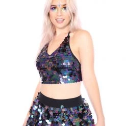THE LUMi SHOP Aura Unicorn Sequin Skirt (Small Sequins)