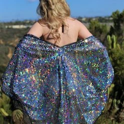 THE LUMi SHOP Disco Sequin Tassel Kimono - Holographic Signature Sequin Kimonos 20 THE LUMi SHOP Disco Sequin Tassel Kimono - Holographic Signature Sequin Kimonos