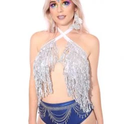 THE LUMi SHOP Sequin Tops Holographic Sequin Top - Dazzle Unicorn