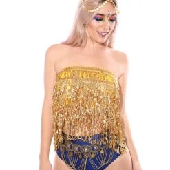 THE LUMi SHOP Holographic Sequin Top - Funky Rhythm