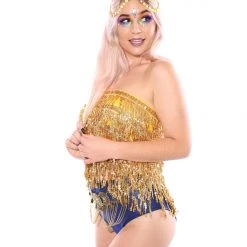 THE LUMi SHOP Holographic Sequin Top - Funky Rhythm