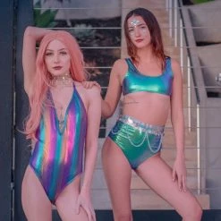 THE LUMi SHOP High Priestess V Neck Bodysuit Bodysuits