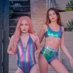 THE LUMi SHOP High Priestess V Neck Bodysuit Bodysuits