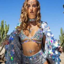 THE LUMi SHOP Pastel Meadow Sequin Kimono 48 THE LUMi SHOP Pastel Meadow Sequin Kimono