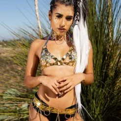 THE LUMi SHOP Electric Daisy Girl Harness Bralette