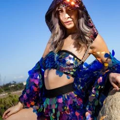 THE LUMi SHOP Moon Child Sequin Hood