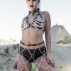 THE LUMi SHOP Burner Girl Hoop Chain Harness Skirt 1 THE LUMi SHOP Burner Girl Hoop Chain Harness Skirt