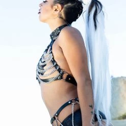 THE LUMi SHOP Burner Girl Hoop Chain Harness Skirt