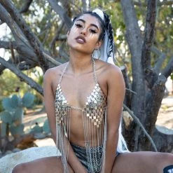 THE LUMi SHOP Tops Meridian Gold Chain Top 12 THE LUMi SHOP Tops Meridian Gold Chain Top