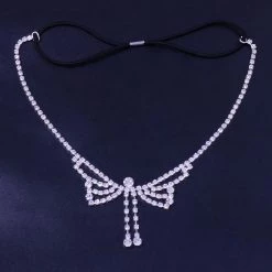 THE LUMI SHOP SPRING 2022 Silver Rhinestone Leg Wrap