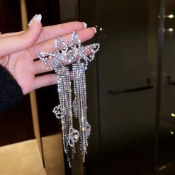 THE LUMi SHOP Rhinestone Butterfly Earrings SPRING 2022