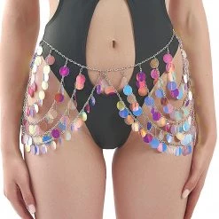 THE LUMi SHOP SPRING 2022 Rainbow Heart Tassel Skirt