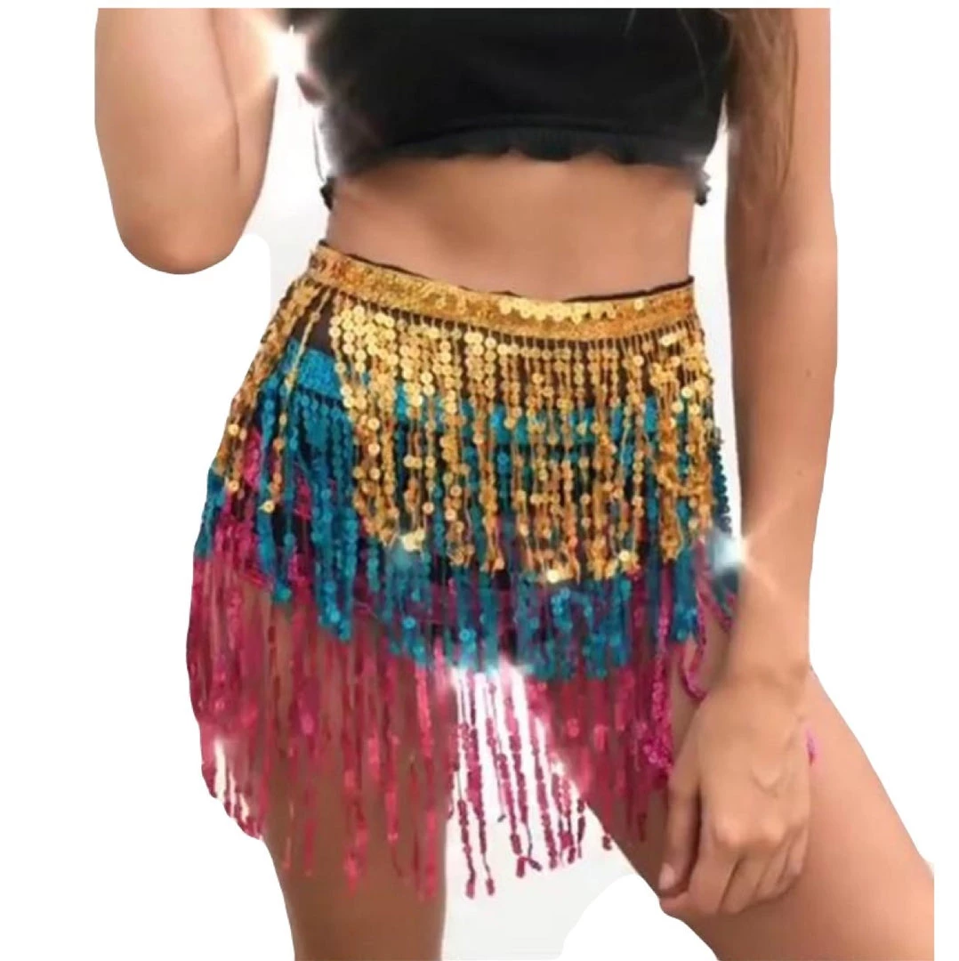 THE LUMi SHOP Sequin Skirts Spring Awake Holographic Sequin Skirt 5 THE LUMi SHOP Sequin Skirts Spring Awake Holographic Sequin Skirt