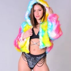 THE LUMi SHOP Pixie Dream Faux Fur Jacket Jackets