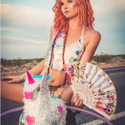 THE LUMi SHOP Sequin Sets Reversible Sequin Set (Halter Top & Skirt) - Unicorn Tears