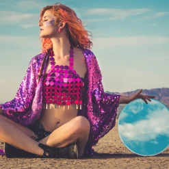 Lumishopusa FULL OUTFIT - Fuchsia (Top+Bottom+Kimono)