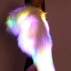 THE LUMi SHOP LED Disco Cropped Fur Jacket Jackets