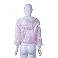 THE LUMi SHOP Reversible Sequin Jacket - Iridescent