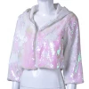 THE LUMi SHOP Reversible Sequin Jacket - Iridescent