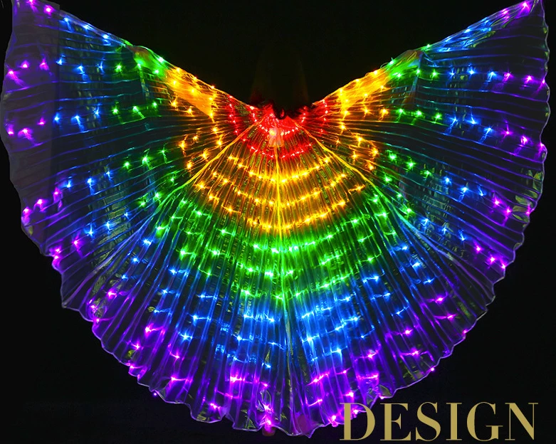THE LUMi SHOP Rainbow LED Butterfly Wings (300 Lights, Batteries Not Included) 6 THE LUMi SHOP Rainbow LED Butterfly Wings (300 Lights, Batteries Not Included)