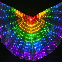THE LUMi SHOP Rainbow LED Butterfly Wings (300 Lights, Batteries Not Included)