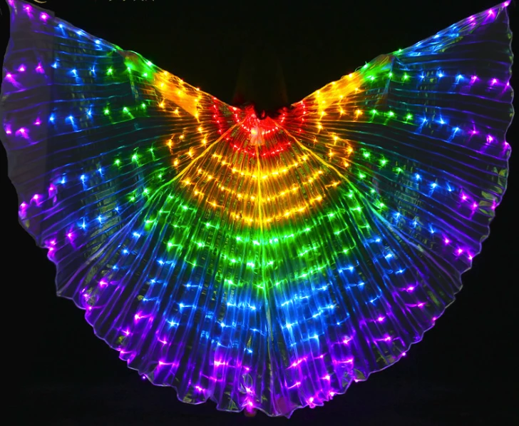 THE LUMi SHOP Rainbow LED Butterfly Wings (300 Lights, Batteries Not Included) 3 THE LUMi SHOP Rainbow LED Butterfly Wings (300 Lights, Batteries Not Included)
