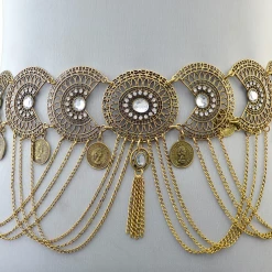 THE LUMi SHOP Boho Chain Belt - Gold