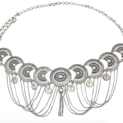 THE LUMi SHOP Boho Chain Belt - Silver