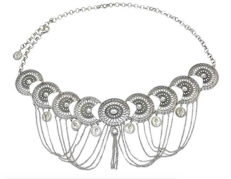 THE LUMi SHOP Boho Chain Belt - Silver 4 THE LUMi SHOP Boho Chain Belt - Silver