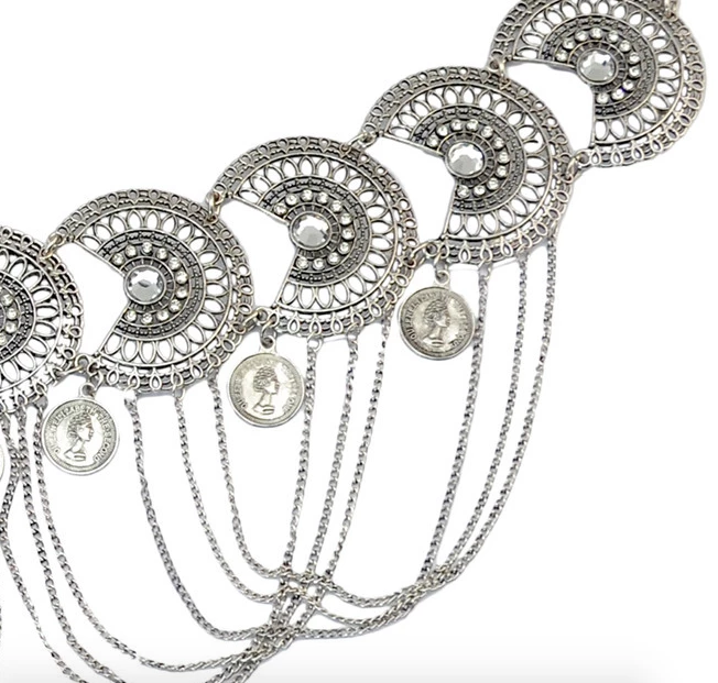 THE LUMi SHOP Boho Chain Belt - Silver 5 THE LUMi SHOP Boho Chain Belt - Silver