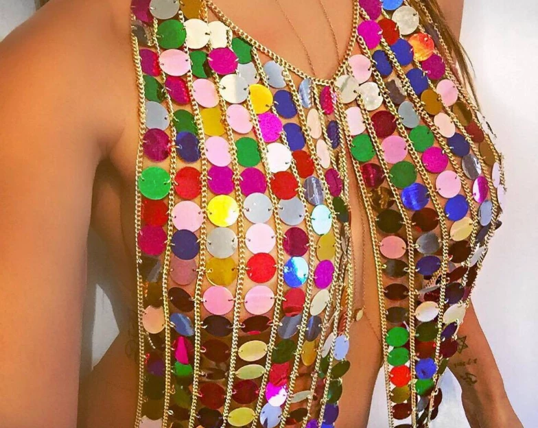 THE LUMi SHOP Tops Rainbow Goddess Top 4 THE LUMi SHOP Tops Rainbow Goddess Top