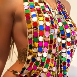 THE LUMi SHOP Tops Rainbow Goddess Top 8 THE LUMi SHOP Tops Rainbow Goddess Top