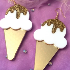 THE LUMi SHOP Ice Cream Cone Earrings