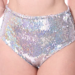 THE LUMi SHOP Shimmer Star Sequin High Waisted Bottom Bottoms