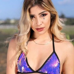 THE LUMi SHOP Sequin Tops Gypsy Sequin Triangle Top 8 THE LUMi SHOP Sequin Tops Gypsy Sequin Triangle Top