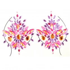 THE LUMi SHOP Body & Chest Jewels Pink Rhinestone Crystal Jewel Pasties, Body/Chest Jewels