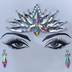 THE LUMi SHOP Unicorn Eye Rhinestone Crystal Face Jewels