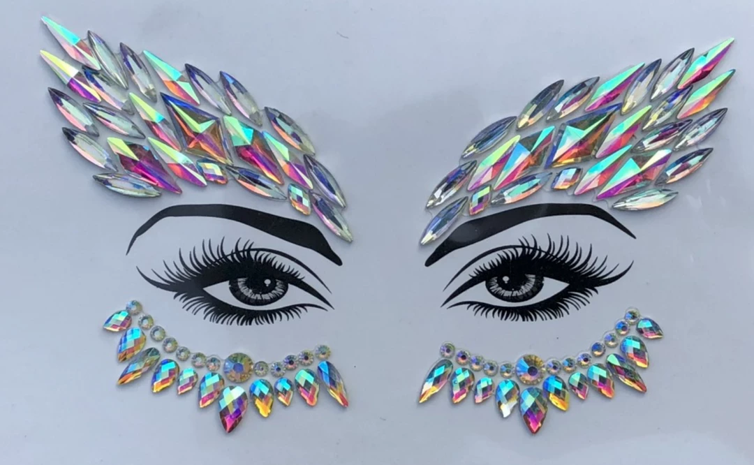 THE LUMi SHOP Pixie Wings Rhinestone Crystal Face Jewels 3 THE LUMi SHOP Pixie Wings Rhinestone Crystal Face Jewels