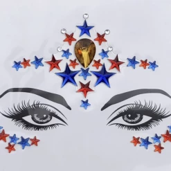 THE LUMi SHOP Wonder Woman Rhinestone Crystal Face Jewels