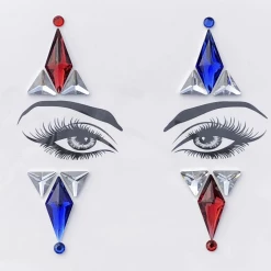THE LUMi SHOP The Joker Rhinestone Crystal Face Jewels