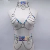 THE LUMi SHOP Handmade Iridescent Body Harness Set (3 Pcs)