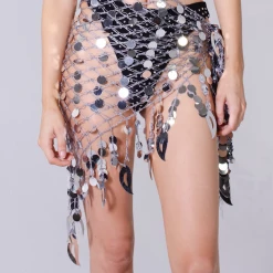 THE LUMi SHOP Skirts Disco Sequin Wrap Skirt